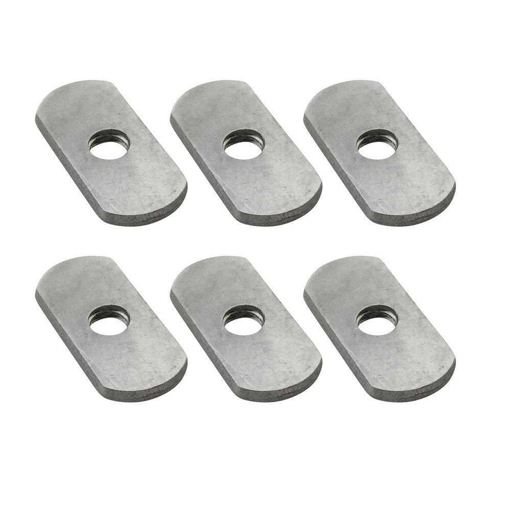 Vibe Track Nuts M6 X 1/2" Wide - 6 PK
