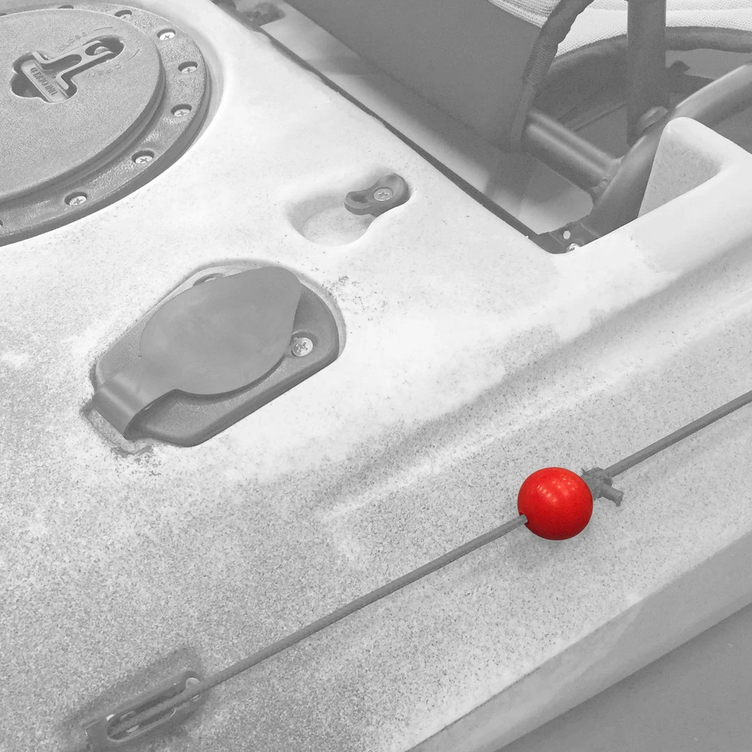 Vibe Rudder + Foot Braces Rudder Deployment Ball