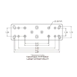 YakAttack Rectangular Fish Finder Mount Fishfinder Mounts