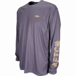 AFTCO Technical Jigfish Long Sleeve Shirt - Dark Plum Shirts