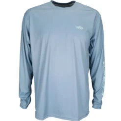 AFTCO Technical T - Jigfish Long Sleeve Slate Blue Shirts