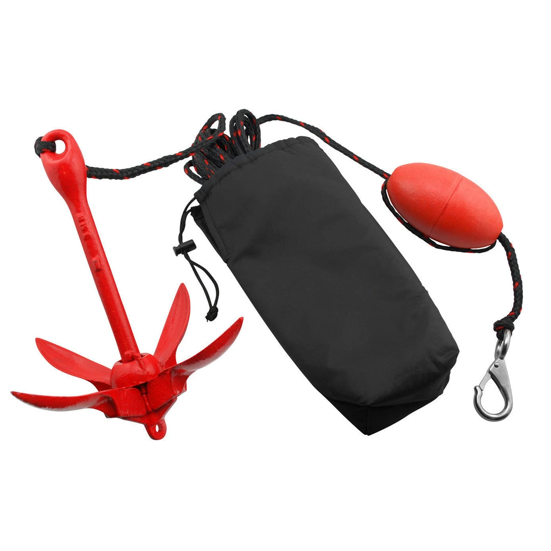 Vibe 3.5lb Grapnel Anchor And 25ft Rope Kayaking Essentials