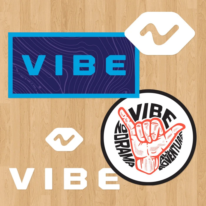 Stickers Vibe Sticker 4 Pack