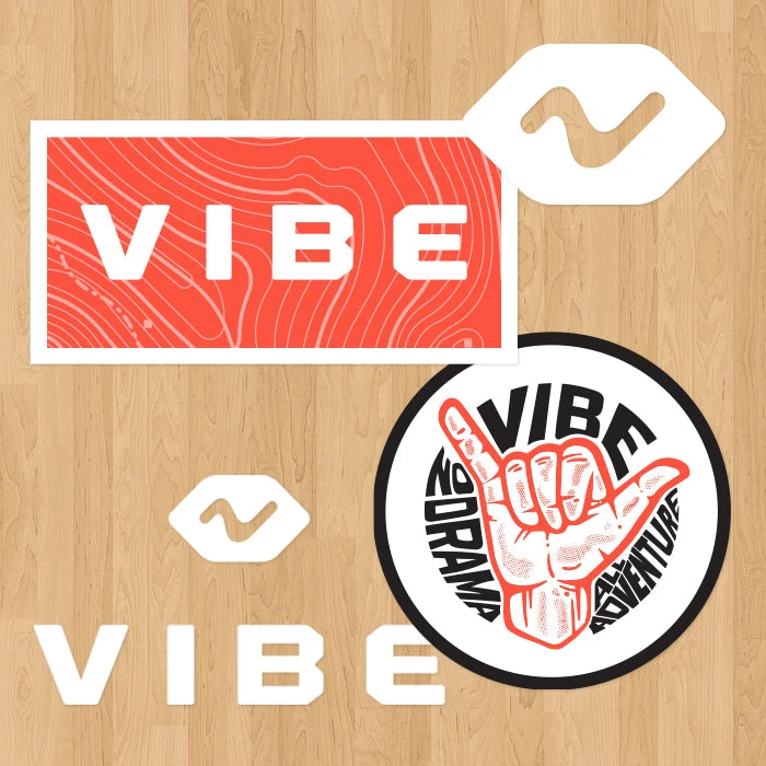 Stickers Vibe Sticker 4 Pack