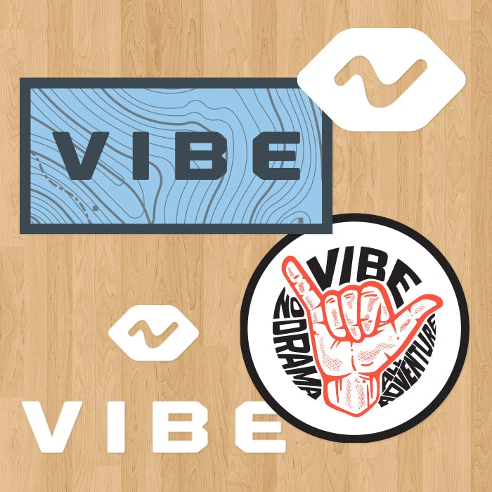 Stickers Vibe Sticker 4 Pack