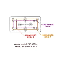 YakAttack Humminbird Helix Fish Finder Mount